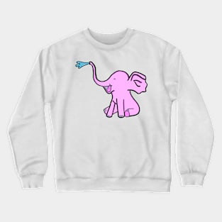 Pink Elephant Crewneck Sweatshirt